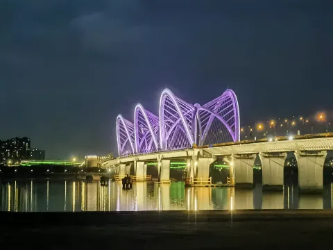 九堡大桥夜景3