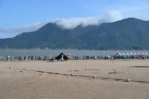 舟山朱家尖南沙景区10