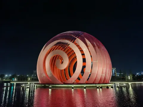 舟山群岛文化公园夜景1