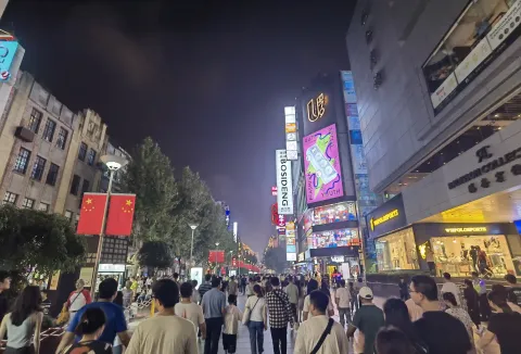 南京路步行街的夜晚5