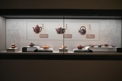 杭州中国茶叶博物馆-紫砂壶展品11