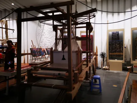 丝绸博物馆织造用具