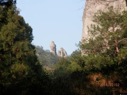 春节游玩雁荡山