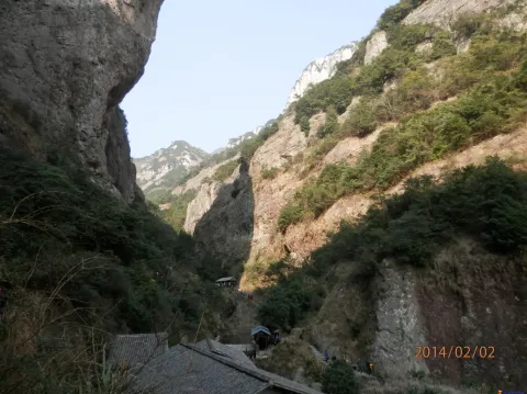 春节游玩雁荡山