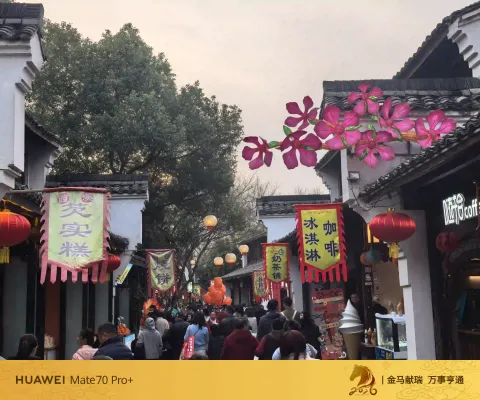 春节河渚街的热闹2