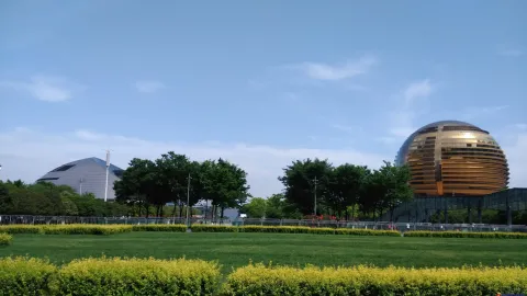 周末游玩钱江新城