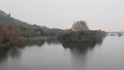 湘湖，湖面的景色