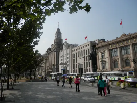 早晨的上海外滩
