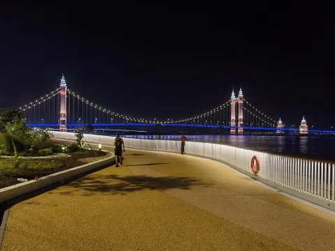 舟山港岛大桥夜景12