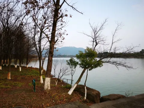 湘湖边的景色