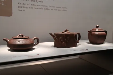杭州中国茶叶博物馆-紫砂壶展品9