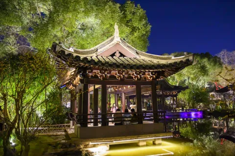 夜幕下的沈园6