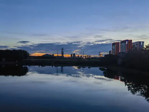 白马湖夜景1