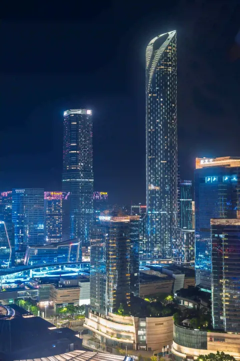 摩天轮上，饱览金鸡湖夜色8