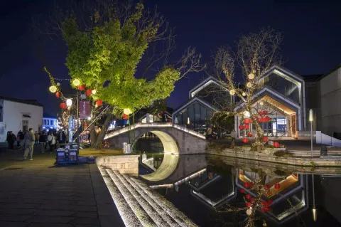 柯桥古镇夜景3