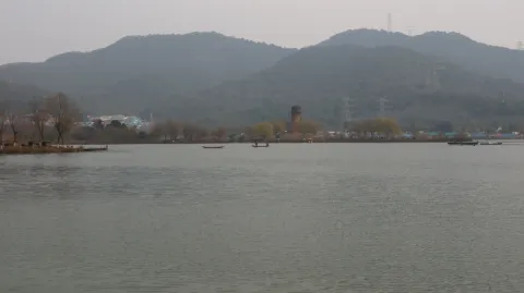 湘湖，湖面的景色
