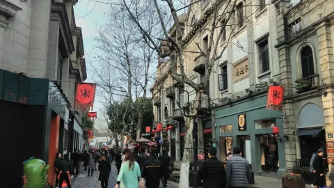 河坊街的游人